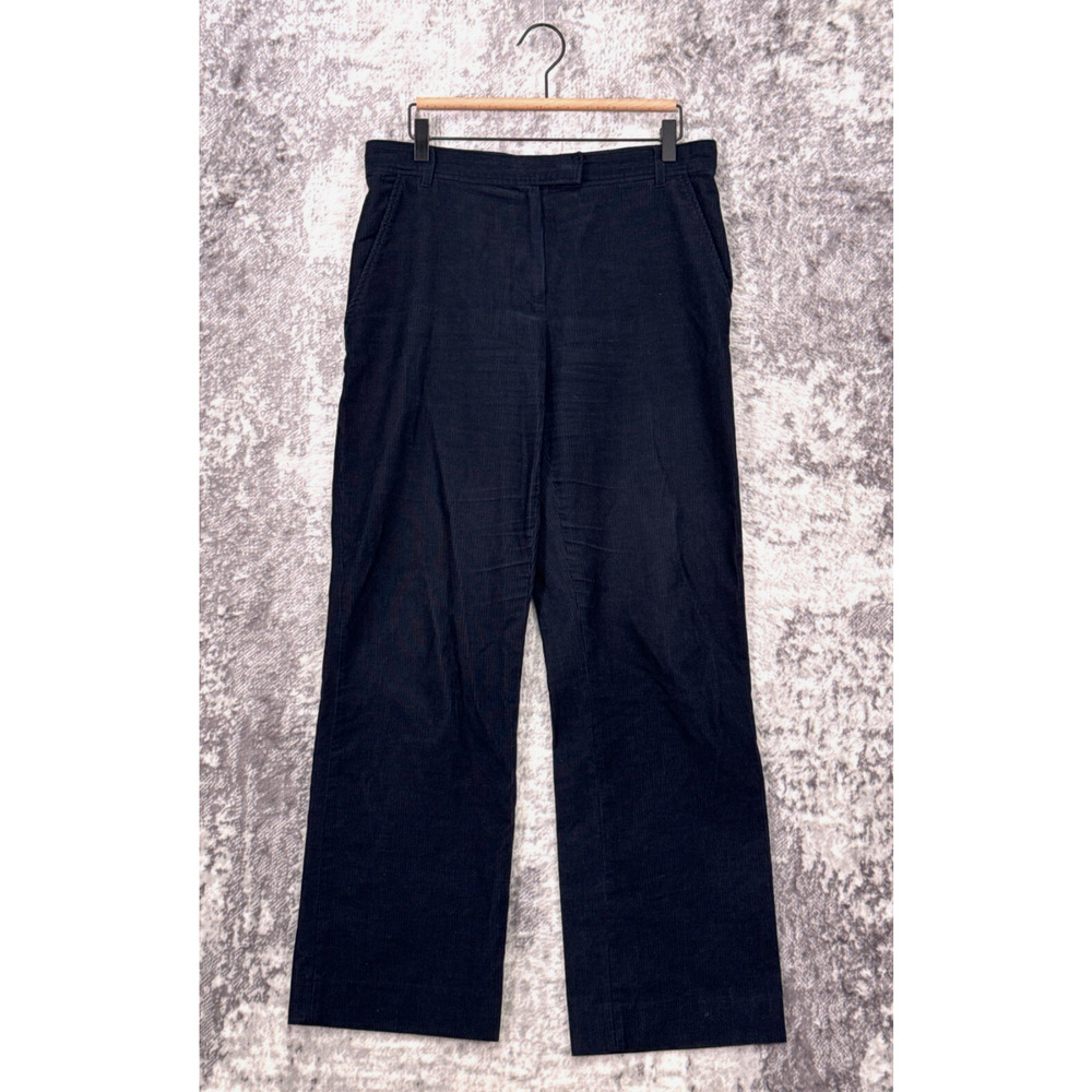 A.P.C. Pants 40 x 31 Mens Blue Corduroy Straight Leg Relaxed Fit Trouser
